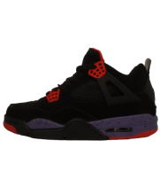 Кроссовки Nike Air Jordan 4 черные с красным